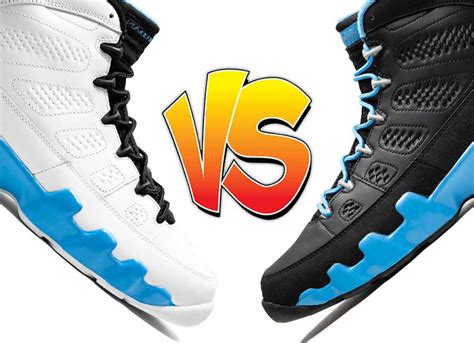 Air Jordan 9 Powder Blue vs Slim Jenkins Comparison