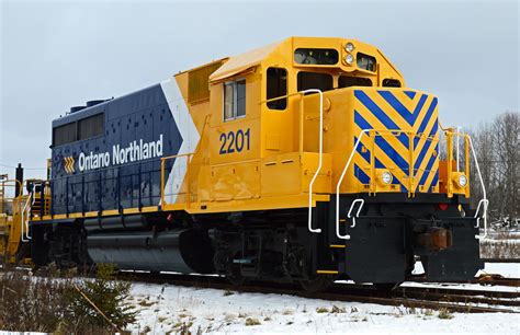 Railpicturesca P Mckie Photo Ontario Northlands Locomotive 2201