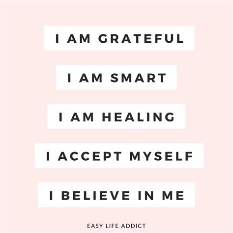 30 Self-Love Affirmations To Love Yourself More! - Easy Life Addict