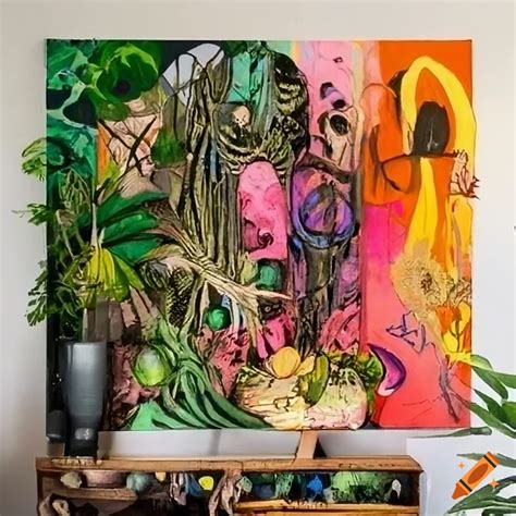 2020s corporate art titled 'the urban jungle' on Craiyon