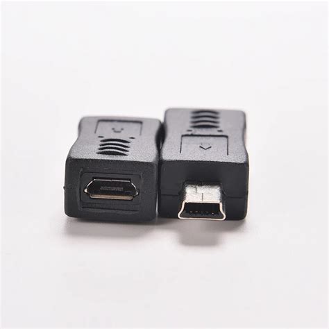 Adaptador Micro USB Hembra A Mini USB Macho Conector Adaptador