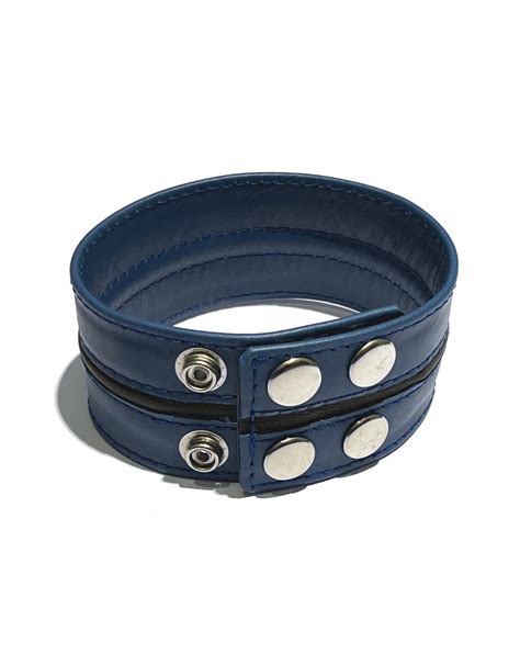 Rob Leather Biceps Band Mm Wide With Black Piping Rob Amsterdam