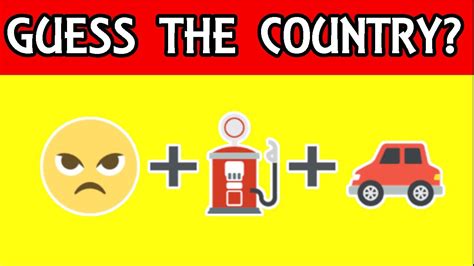 Can You Guess The Country By Emojis Emoji Challenge Emoji Puzzles ...