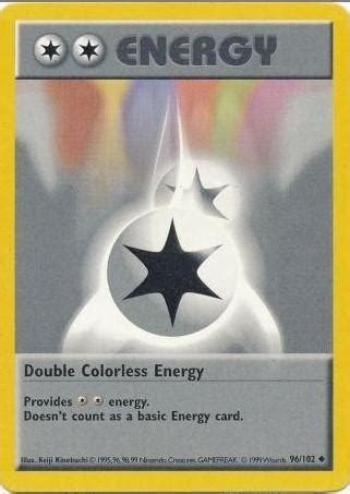 Double Colorless Energy Shadowless 96 Prices Pokemon Base Set