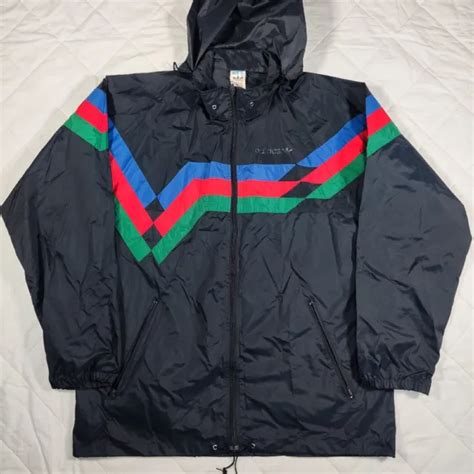 Adidas Regen Jacke Windbreaker Vintage Rain Jacket Coat Vintage Er