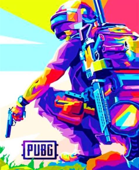 Diamond Painting Pubg Pop Art Full Image Painting