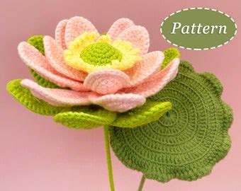 15 Lotus Flower Crochet Patterns Create Stunning Designs Easily At Home