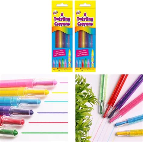 Jms We Create Smile Pack Of Twisting Crayons Turn And Colour