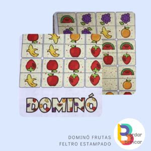 Domin Bichinhos Feltro Estampado Bordar E Brincar