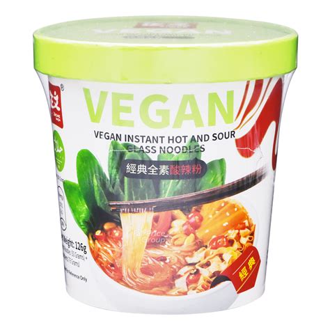 Zhengwen Instant Hot Sour Glass Noodles Vegan NTUC FairPrice