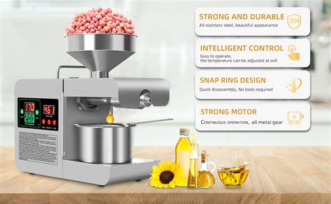 Amazon Electric Oil Press Machine W Automatic Oil Press