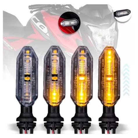 Kit 4 Pisca Led Seta Cb 250 Twister Modelo Sequencial Shopee Brasil