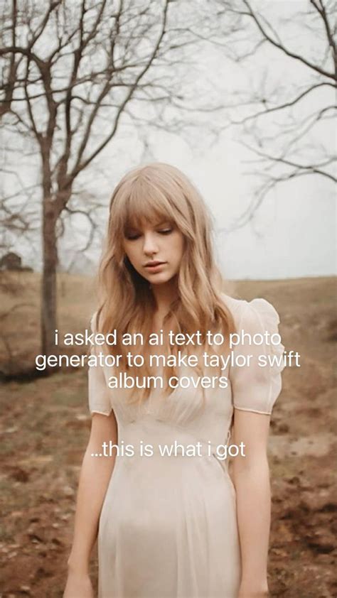 i asked an ai text to photo generator to make taylor swift album covers | Taylor swift hair ...