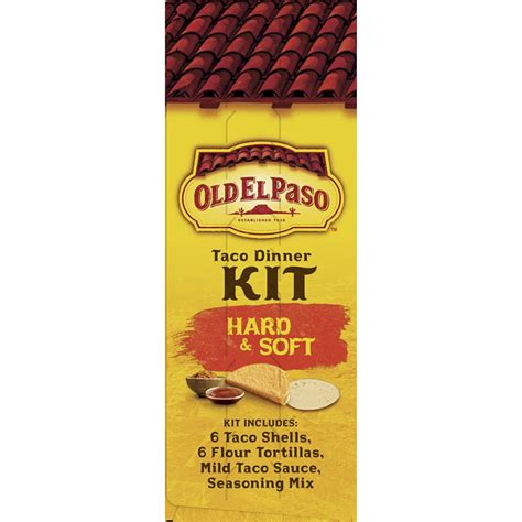 Hard And Soft Taco Dinner Kit Mexican Dishes Old El Paso