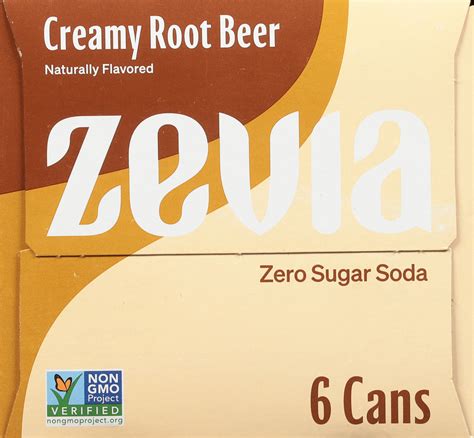 Zevia Soda Zero Sugar Creamy Root Beer Planogram Right