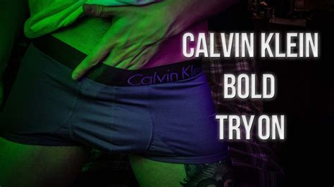 Calvin Klein Bold Mens Underwear Try On Haul Youtube