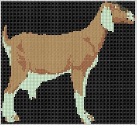 Goatvet Likes This Goat Cross Stitch Pattern Pattern On