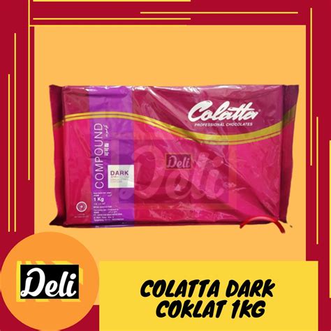 Jual Colatta Dark Chocolate Compound Kg Coklat Batang Balok Kg