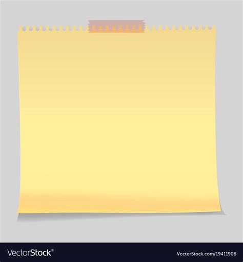 Realistic sticky notes paper sheets templates Vector Image