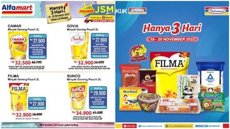 Promo Alfamart Dan Indomaret Hari Ini Minggu November Diskon