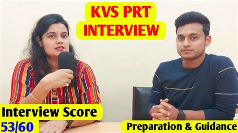 Kvs Prt Interview Preparation And Guidance Questions Experience