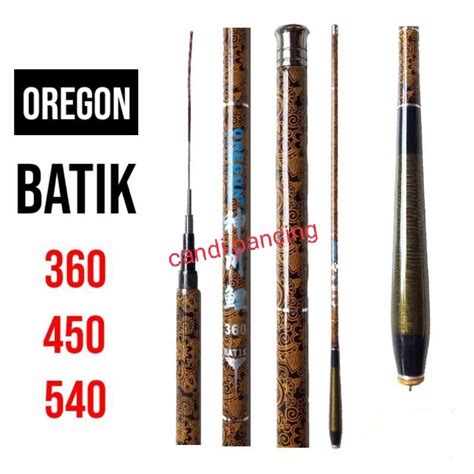 Jual Joran Tegeg Oregon Batik 360 450 540 Kolong Set Shopee Indonesia