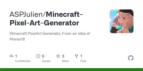 GitHub - ASPJulien/Minecraft-Pixel-Art-Generator: Minecraft PixelArt Generator, From an idea of ...