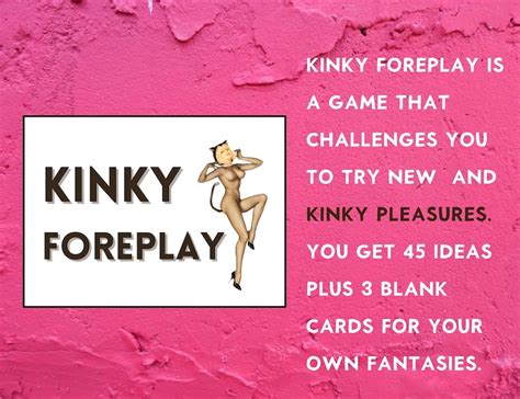 Kinky Foreplay Game Sex Games Naughty Gift For Him Sexy Games Kinky