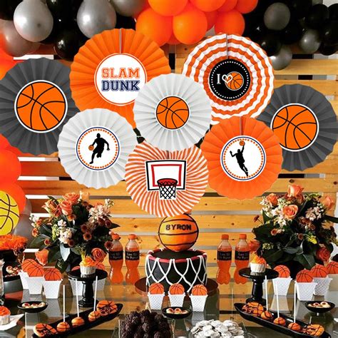 Homond Basketball Birthday Decorations Supplies Kit Basketball Party