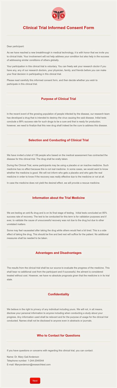 clinical trial informed consent form template jotform