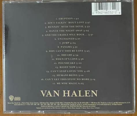 Van Halen Best Of Volume 1 Compact Disc Free Post Eur 664