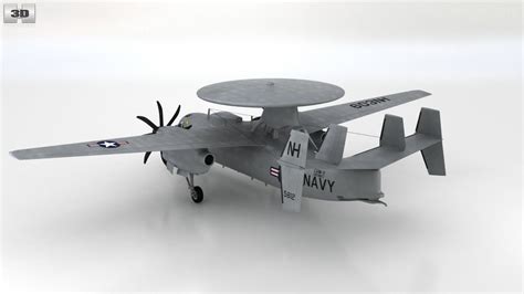 View Of Northrop Grumman E Hawkeye D Model Hum D Store