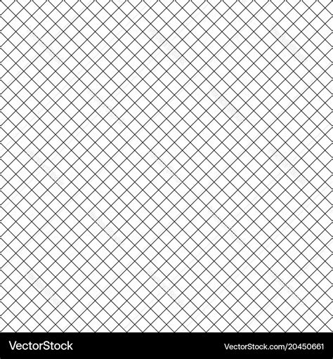 Square Grid Seamless Pattern With Thin Lines Mesh Vector Image