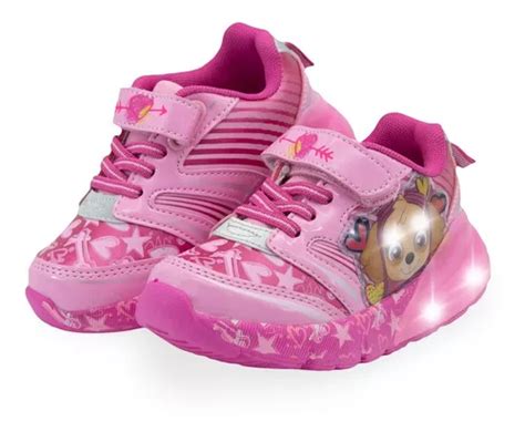 Tenis Luces Ni A Paw Patrol Patrulla Canina Rosa En Venta En