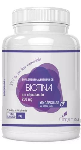 Suplemento De Biotina C Psulas G Organza Mercadolibre