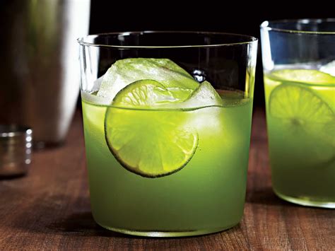 Green Gin Cocktail Recipe Lime Cocktail Recipes Green Cocktails