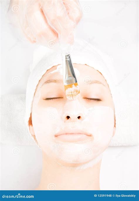 Woman At Spa Procedures Stock Photo Image Of Lying Harmony