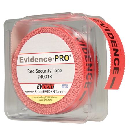 Evidence Pro Red Security Tape Wsci Technology