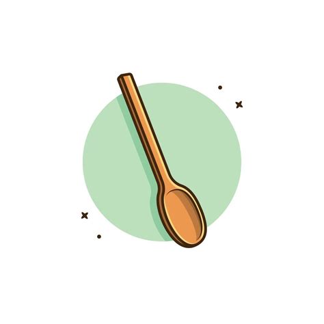 Cartoon Wooden Spoon