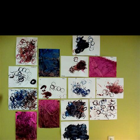 Toilet paper tube painting