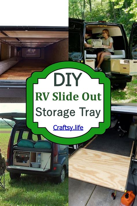 Diy Rv Slide Out Storage Tray Ideas On A Budget Craftsy