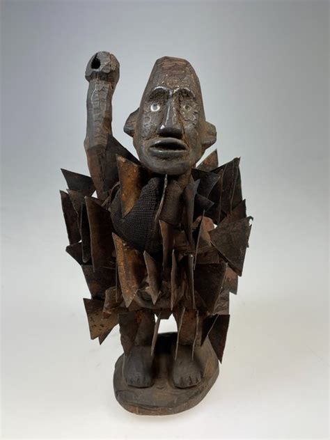 Fetish Image Metal Wood Nkisi Yombe Congo 33 Cm Catawiki