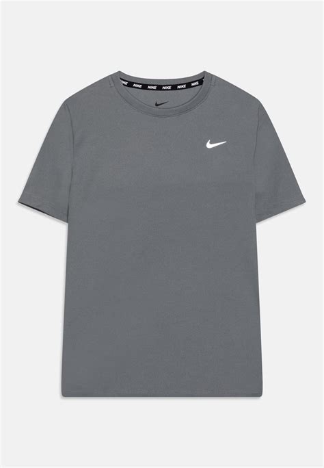 Nike Performance Df Miler Unisex Sport T Shirt Smoke Grey Grijs