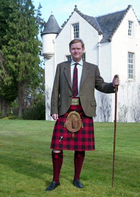 Red And Black Macgregor Rob Roy Scottish Dress Scotland Kilt Tartan