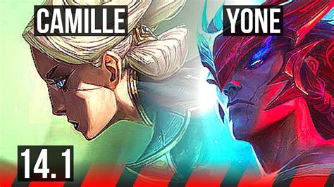 CAMILLE Vs YONE TOP 7 Solo Kills 11 3 9 KR Master 14 1 YouTube