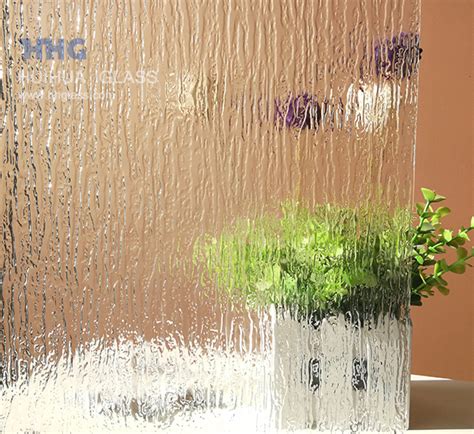 Raindown Texture Glass for Shower Room - HHG Glass