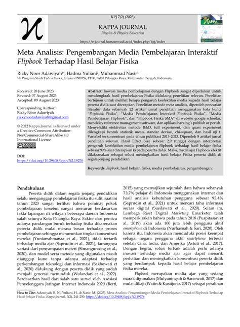 Pdf Meta Analisis Pengembangan Media Pembelajaran Interaktif