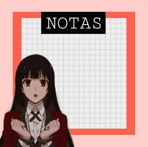 Notas Anime En Pegatinas Bonitas Notas Bonitas Clases De Anime