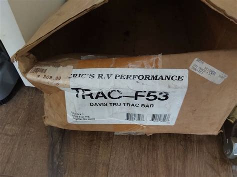 New Nos Davis Trac F53 Front Trac Bar For Ford F53 V8 Chassisfree Ship Ebay