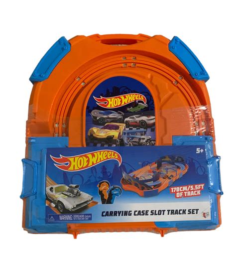 Hot Wheels Deluxe Slot Car Carry Case Ft Track Scale Ships